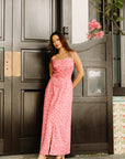 Cruise Dress Sans Cutout in Pink Arabesque